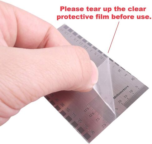 Mr.Power مجموعة مكونة من 9 مقاييس نصف قطر للجيتار و1 قطعة سلسلة جيتار مسطرة شخصية و1 دبوس جسر جيتار مجتذب in Kuwait