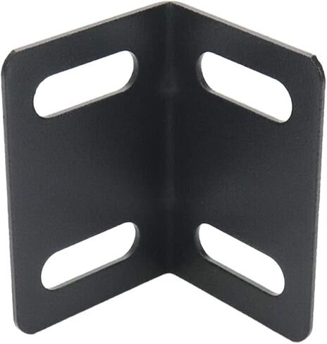 4Pcs Angle Bracket 90 Degree L Shape,T Shape Hole Right Angle Bracket Corner Connector,4 Holes with Adjustable Hole Spacing,2.87"x1.93"x1.93" in Saudi Arabia