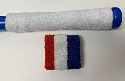 Wiffle Ball and Bat Set--Limited Edition Team Bundle: Exclusive Blue Bat, Official Wiffle Color Balls, Wrist Band, Bat Handle, Stickers All in Team Colors! in Saudi Arabia
