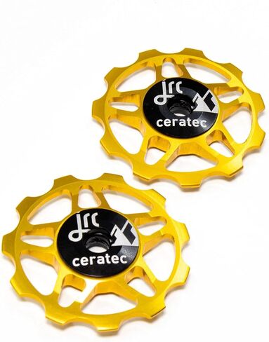 مكونات JRC 11T عجلات بكرة سيراميك | متوافق مع نظام Shimano / Campagnolo 9/10/11 Speedroad | عجلة بكرة Derailleur من السيراميك الهجين مناسبة لسرعة SRAM 10/11 in Saudi Arabia