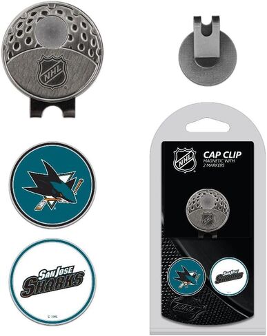Team Golf NHL Golf Cap Clip with 2 Removable Double-Sided Enamel Magnetic Ball Markers, Attaches Easily to Hats in Saudi Arabia