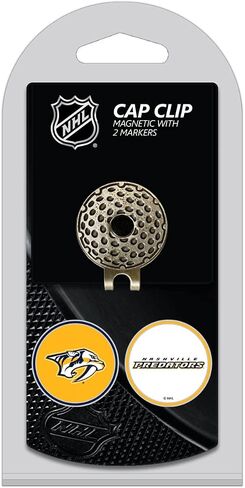 Team Golf NHL Golf Cap Clip with 2 Removable Double-Sided Enamel Magnetic Ball Markers, Attaches Easily to Hats in Saudi Arabia