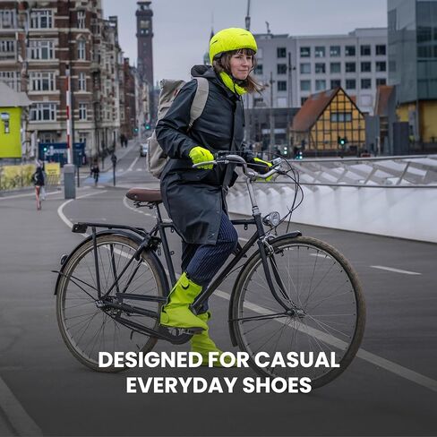 GripGrab DryFoot 2nd Edition Bike Rain Overshoes Waterproof Shoe Covers for Everyday Cycling Long Gaiter in Kuwait