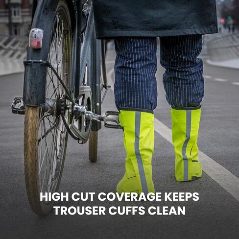 GripGrab DryFoot 2nd Edition Bike Rain Overshoes Waterproof Shoe Covers for Everyday Cycling Long Gaiter in Kuwait