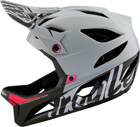 Troy Lee Designs Stage Adult Mountain Bike Downhill Enduro Helmet W/MIPS, Signature Vapor, Medium/Large in Saudi Arabia