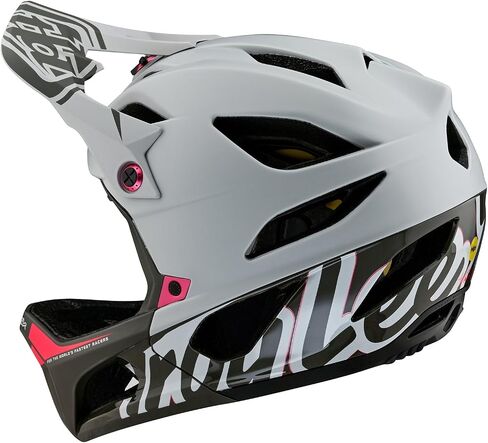 Troy Lee Designs Stage Adult Mountain Bike Downhill Enduro Helmet W/MIPS, Signature Vapor, Medium/Large in Saudi Arabia