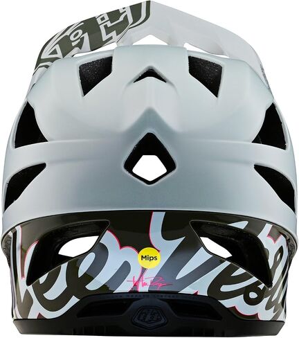 Troy Lee Designs Stage Adult Mountain Bike Downhill Enduro Helmet W/MIPS, Signature Vapor, Medium/Large in Saudi Arabia