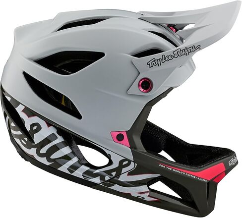 Troy Lee Designs Stage Adult Mountain Bike Downhill Enduro Helmet W/MIPS, Signature Vapor, Medium/Large in Saudi Arabia