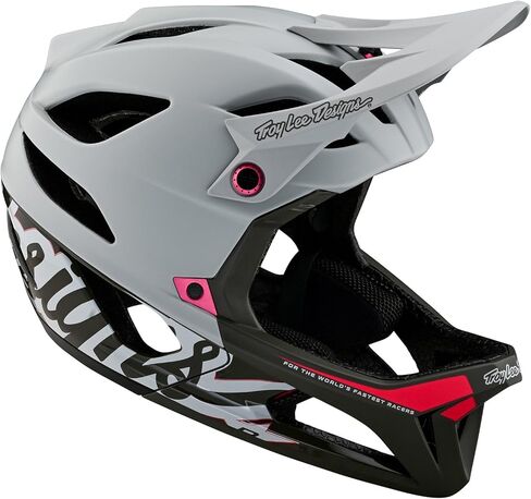 Troy Lee Designs Stage Adult Mountain Bike Downhill Enduro Helmet W/MIPS, Signature Vapor, Medium/Large in Saudi Arabia