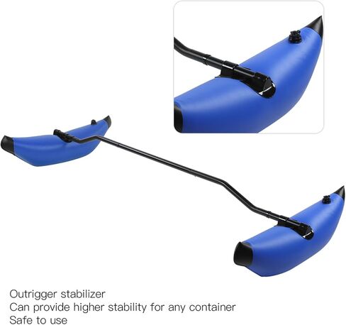 Kayak Outrigger Stabilizer, Portable PVC Kayak Outrigger Kit, Inflatable Kayak Stabilizer Easy To Install Outrigger Canoe, Canoe Stabilizer for Floating Balancing Boat in Saudi Arabia