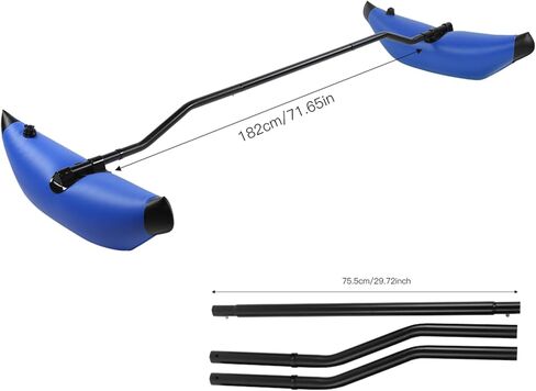Kayak Outrigger Stabilizer, Portable PVC Kayak Outrigger Kit, Inflatable Kayak Stabilizer Easy To Install Outrigger Canoe, Canoe Stabilizer for Floating Balancing Boat in Saudi Arabia