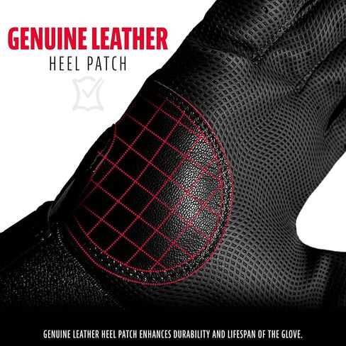 Franklin Sports MLB 2nd Skinz Batting Gloves - Adult + Youth Baseball + Softball Batting Gloves - Men's + Kids Baseball, Teeball + Softball Gloves - Multiple Sizes + Colors Available in Kuwait