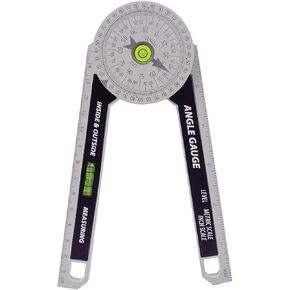 NORTOOLS Miter Saw Protractor, Measuring Tools Precision Laser Inside & Outside Miter Angle Finder with Laser Dial For Carpenters, Plumbers, Building Trades, DIY