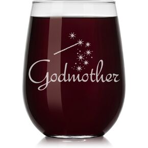 Wine Glass Godmother (Stemmed, 10oz)