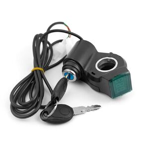 L-faster Bike Controller Key Lock Switch Display Voltage Number Scooter Indicator and Thumb Accelerator (lock and throttle)