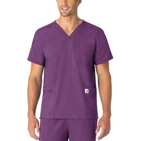Carhartt Men's Unisex V-Neck 6Pocket Scrub Top