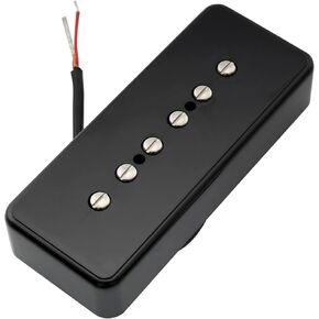 Artec ASA90 Alnico 5 P90 Soapbar Single Coil Pickup Electric Guitar Bridge Pickup 7.5K, Black