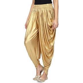 AHHAAAA مزيج لامع ومريح من Dhoti Pants اليوغا واللياقة البدنية ملابس نشطة للنساء للرقص in Kuwait