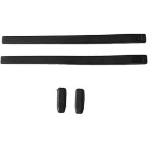Silicon Rubber Temple Ear Socks and Nose Pads Set for fit IC! IC Berlin Eye Prescription Glass Eyeglasses Frames (Black - 1 Set)