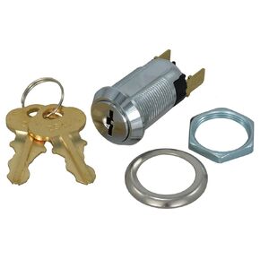 Jameco ValuePro Round SPST Off-ON Keylock Switch Key 2341
