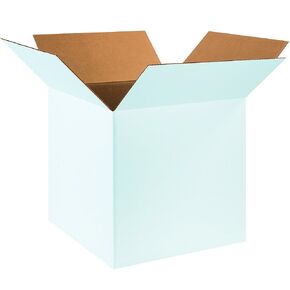 Corrugated Cardboard Boxes, Single Wall, 18 x 18 x 18, for Packing, Shipping, Moving and Storage, White (Pack of 20)