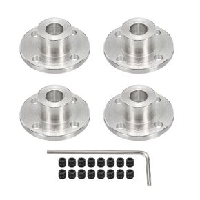 uxcell 10mm Inner Dia H13 x D16 Rigid Flange Coupling Motor Guide Shaft Coupler Motor Connector for DIY Parts