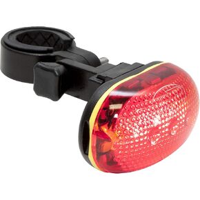 NiteRider TL 6.0 Rear Bike Light LED Alkaline Battery Power Bicycle Taillight Water Resistant Road City Commuting Cycling Safety, 5115