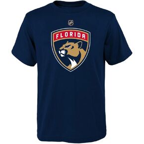 Outerstuff Florida Panthers Juniors Boys 4-18 Size Primary Team Logo T-Shirt