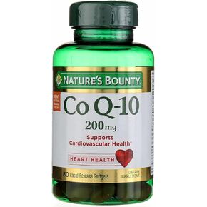 Nature's Bounty CoQ-10 Q-Sorb 200 mg Softgels Extra Strength - 80 ct, Pack of 3