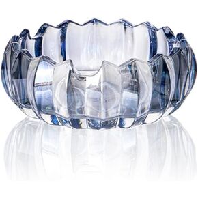 crystal glass ashtray, cigar ashtray, household ashtray, office ashtray… (Amber)