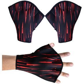 Swimming Gloves Aquatic Swim Training Glove Neoprene Webbed Fitness and Water Aerobics Resistance Gloves for Men Women Children
