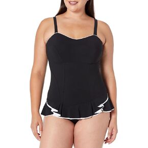 Profile by Gottex Women's Standard Belle Curve D-Cup Swimdress