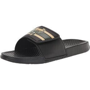 FOCO Men's NBA Team Logo Sport Legacy Stripe Slide Sandals in Kuwait