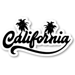 California Palm Trees Sticker California Vibes Stickers - Laptop Stickers - 2.5 Inches Vinyl Decal - Laptop, Phone, Tablet Vinyl Decal Sticker S214742
