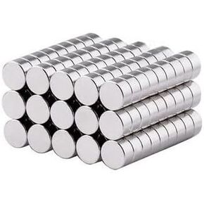 100 Pieces 6x3mm Decorative Magnets Kitchen Fridge Refrigerator Magnet for Crafts Whiteboard Office Magnet