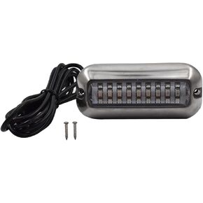 labwork Blue 27 Underwater Boat Marine Transom Light 316 Stainless Steel Pontoon 12V 120 Beam Angle