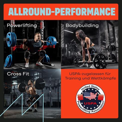 Mava Sports Knee Compression Sleeve & Knee Sleeves for Weightlifting Men & Women - 7mm Neoprene for Cross Training WOD, Gym, Squats & Weightlifting in Kuwait