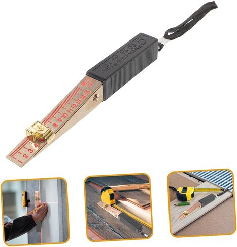 أداة لقياس فجوة سمك أداة قياس ثقب التفتيش مسطرة لحام المنزل إسفين باب النار قياس فجوة أدوات اللحف ملحقات قياس الملمس منشار الطاولة النحاس النقي in Kuwait