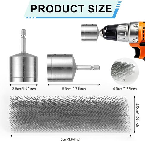 Metal Copper Pipe Cleaner, Drill Pipe Cleaning Brush with Replaceable Brush Electric Drill Pipe Cleaning Brush Metal Pipe Tube Cleaning Brush for Professional Plumbers and Industrial Use in Saudi Arabia