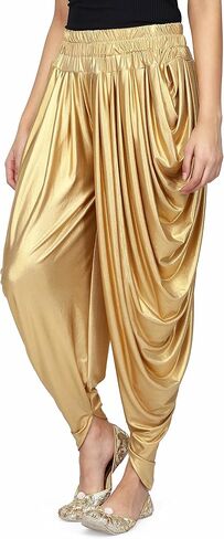 AHHAAAA مزيج لامع ومريح من Dhoti Pants اليوغا واللياقة البدنية ملابس نشطة للنساء للرقص in Kuwait