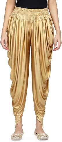 AHHAAAA مزيج لامع ومريح من Dhoti Pants اليوغا واللياقة البدنية ملابس نشطة للنساء للرقص in Kuwait
