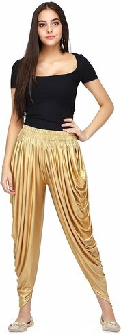AHHAAAA مزيج لامع ومريح من Dhoti Pants اليوغا واللياقة البدنية ملابس نشطة للنساء للرقص in Kuwait