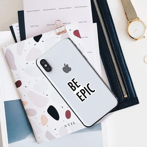 ملصقات اقتباسات تحفيزية Be Epic (4 عبوات) - ملصقات كمبيوتر محمول - ملصق فينيل مقاس 2.5 بوصة - كمبيوتر محمول، هاتف، كمبيوتر لوحي من الفينيل S214657-P-4 in Saudi Arabia