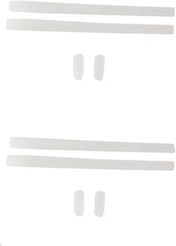 Silicon Rubber Temple Ear Socks and Nose Pads Set for fit IC! IC Berlin Eye Prescription Glass Eyeglasses Frames (Black - 1 Set) in Saudi Arabia