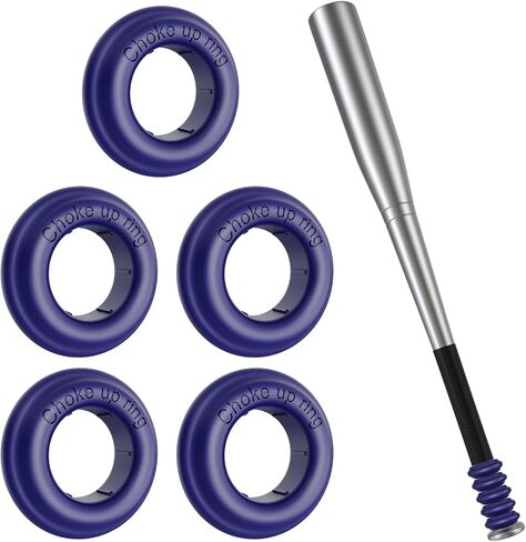 [5 Packs] Baseball Bat Grip Choke Up Rings Bat Ring Bat Choke Up Knob Baseball Softball Teeball Tball Bat Choke Up Ring Bat Knob Baseball Bat Accessories in Saudi Arabia