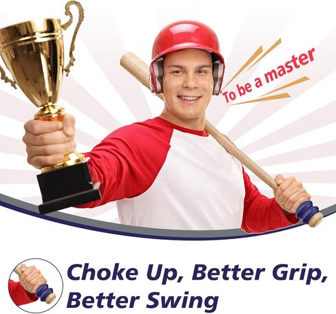 [5 Packs] Baseball Bat Grip Choke Up Rings Bat Ring Bat Choke Up Knob Baseball Softball Teeball Tball Bat Choke Up Ring Bat Knob Baseball Bat Accessories in Saudi Arabia