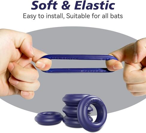 [5 Packs] Baseball Bat Grip Choke Up Rings Bat Ring Bat Choke Up Knob Baseball Softball Teeball Tball Bat Choke Up Ring Bat Knob Baseball Bat Accessories in Saudi Arabia
