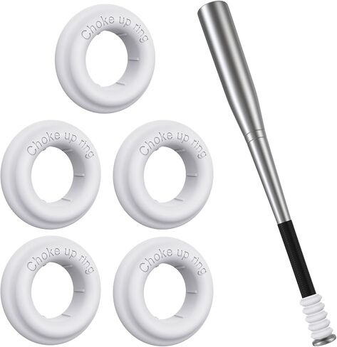 [5 Packs] Baseball Bat Grip Choke Up Rings Bat Ring Bat Choke Up Knob Baseball Softball Teeball Tball Bat Choke Up Ring Bat Knob Baseball Bat Accessories in Saudi Arabia