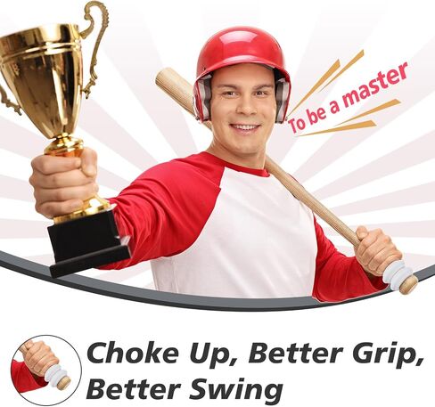 [5 Packs] Baseball Bat Grip Choke Up Rings Bat Ring Bat Choke Up Knob Baseball Softball Teeball Tball Bat Choke Up Ring Bat Knob Baseball Bat Accessories in Saudi Arabia
