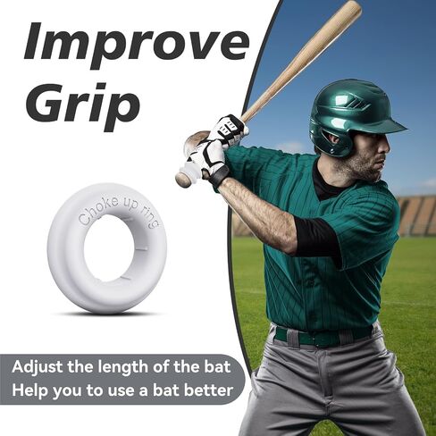 [5 Packs] Baseball Bat Grip Choke Up Rings Bat Ring Bat Choke Up Knob Baseball Softball Teeball Tball Bat Choke Up Ring Bat Knob Baseball Bat Accessories in Saudi Arabia